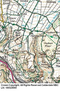 Ordnance Survey map sample