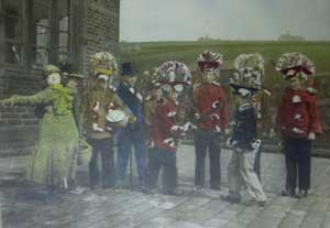 Pace Eggers around 1910 at Luddenden