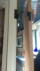 Removable pantry cupboard door